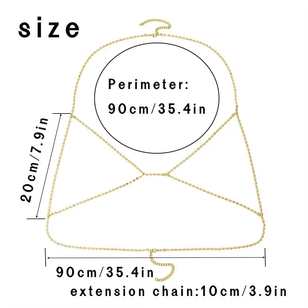 Sexy Crystal Body Chain – Multilayer Rhinestone Tassels