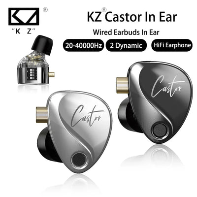 KZ Castor Wired Harman HiFi Earphones