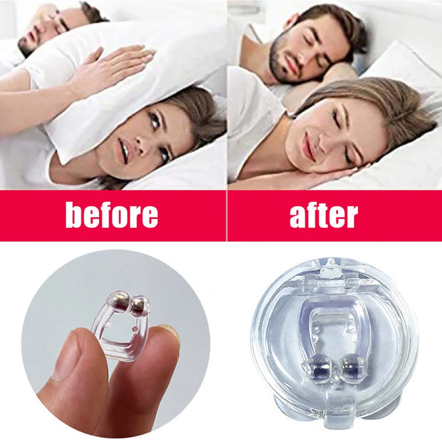 Anti Snore Silicone Magnetic Mini Snoring Guard