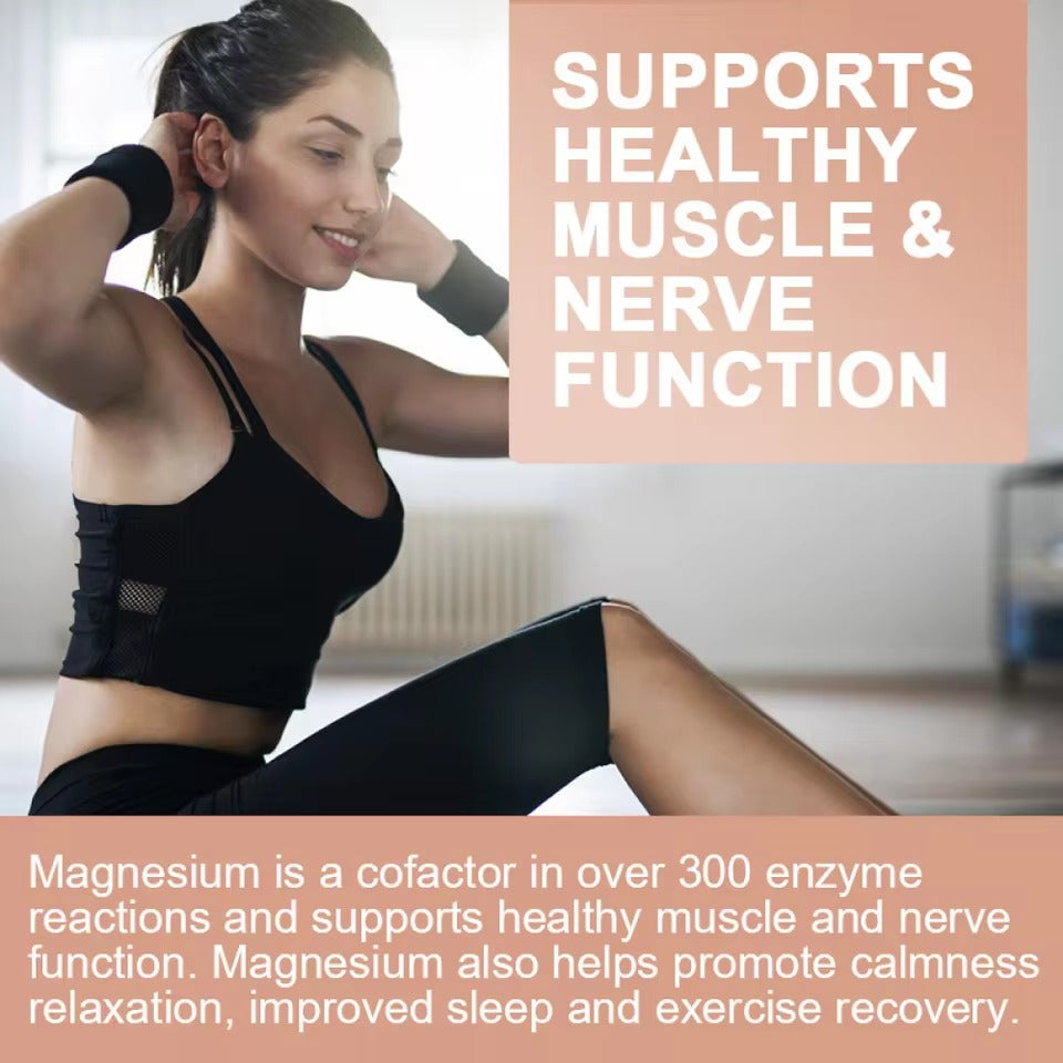 BEWORTHS Magnesium Complex Capsules – Muscle, Sleep & Energy Support