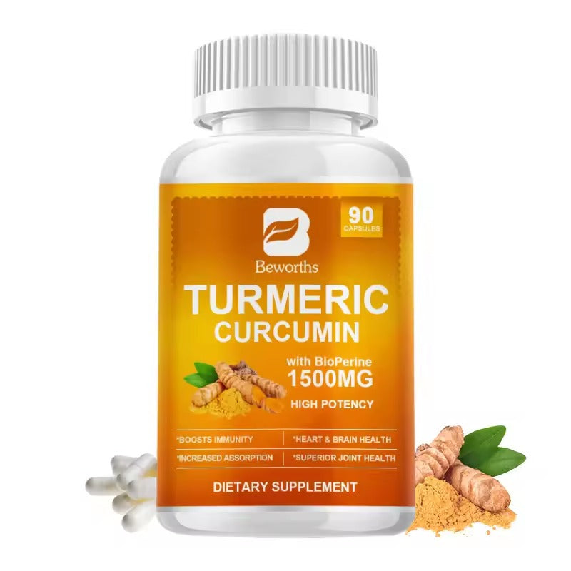 BEWORTHS Pepper Extract & Turmeric Supplement – Advanced Joint & Muscle Support