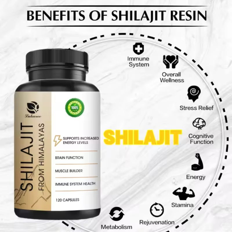 Shilajit Original Capsules – High-Purity Mineral Supplement for Energy, Focus & Stress Relief
