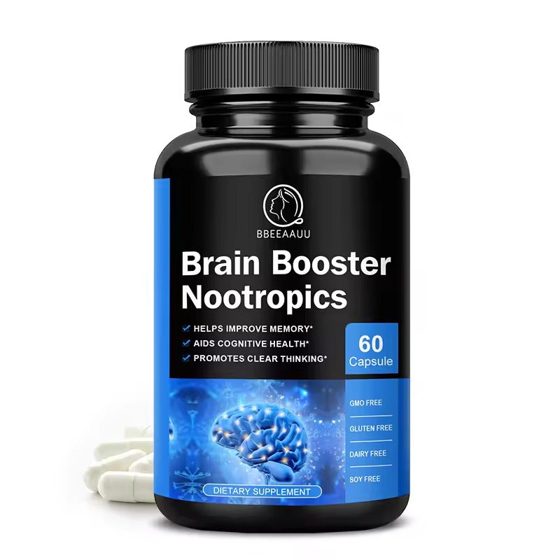 BBEEAAUU Phosphatidylserine 100mg Capsules – Memory, Focus & Brain Health Support