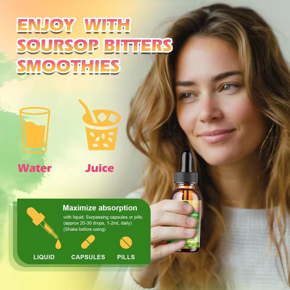 BEWORTHS Soursop Graviola Extract Drops – Immunity, Kidney Health & Detox Support