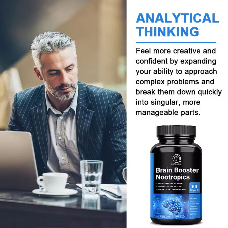 BBEEAAUU Phosphatidylserine 100mg Capsules – Memory, Focus & Brain Health Support