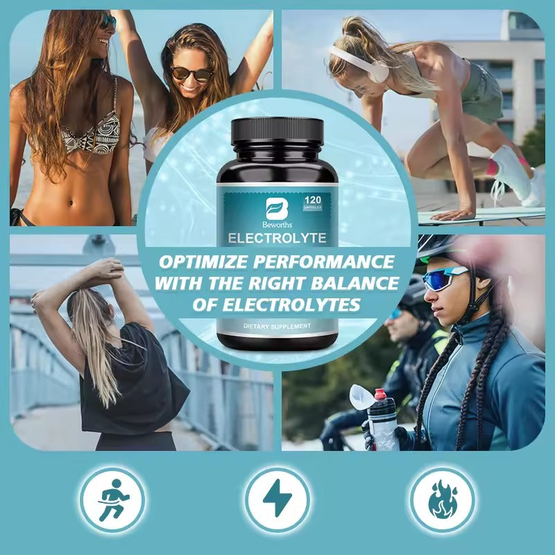 BEWORTHS Electrolyte Capsules – Hydration & Endurance Support for Athletes