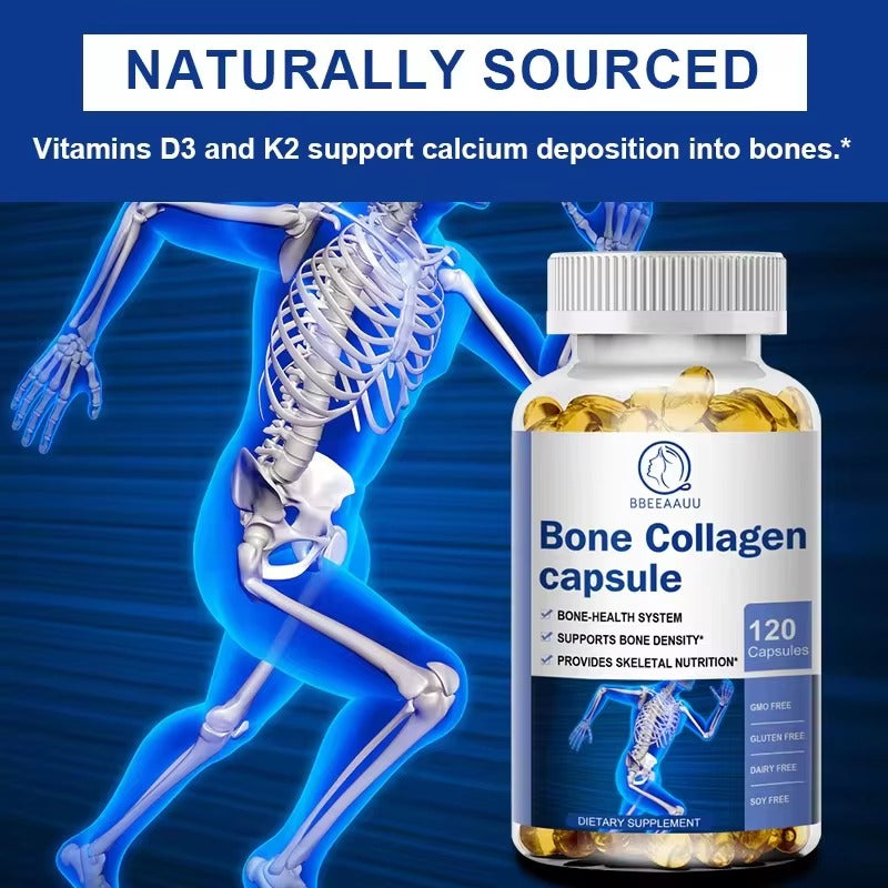 BBEEAAUU Bone Collagen Capsules – Support Bone, Joint & Skin Health