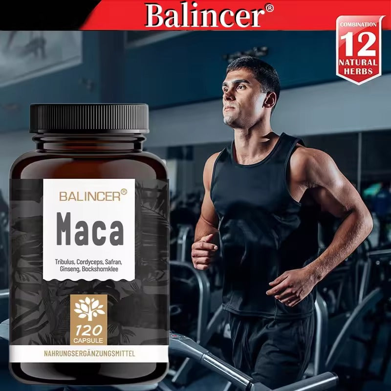 Premium Maca Root Supplement – Enhanced with Ginseng Extract for Energy & Endurance