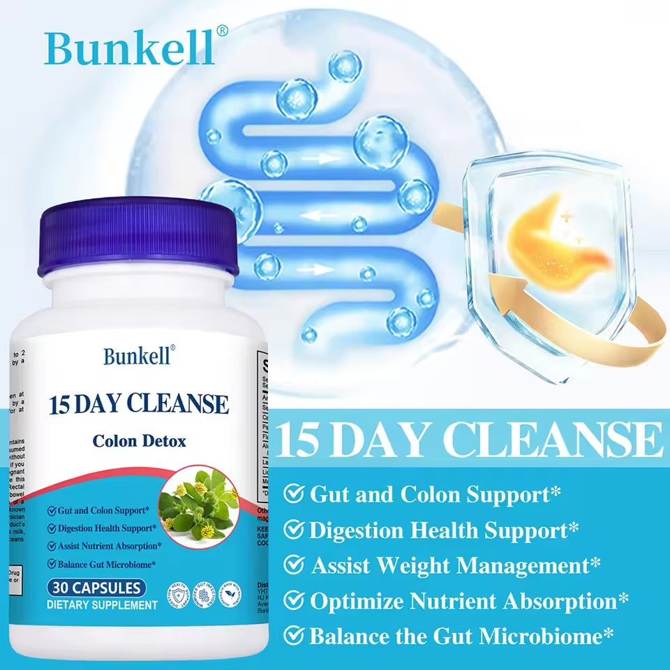 Best Selling Gut Health Supplement – 15-Day Cleanse & Detox for Digestive Comfort