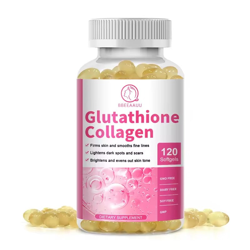 BBEEAAUU Collagen & Glutathione Capsules – Skin Whitening & Antioxidant Support