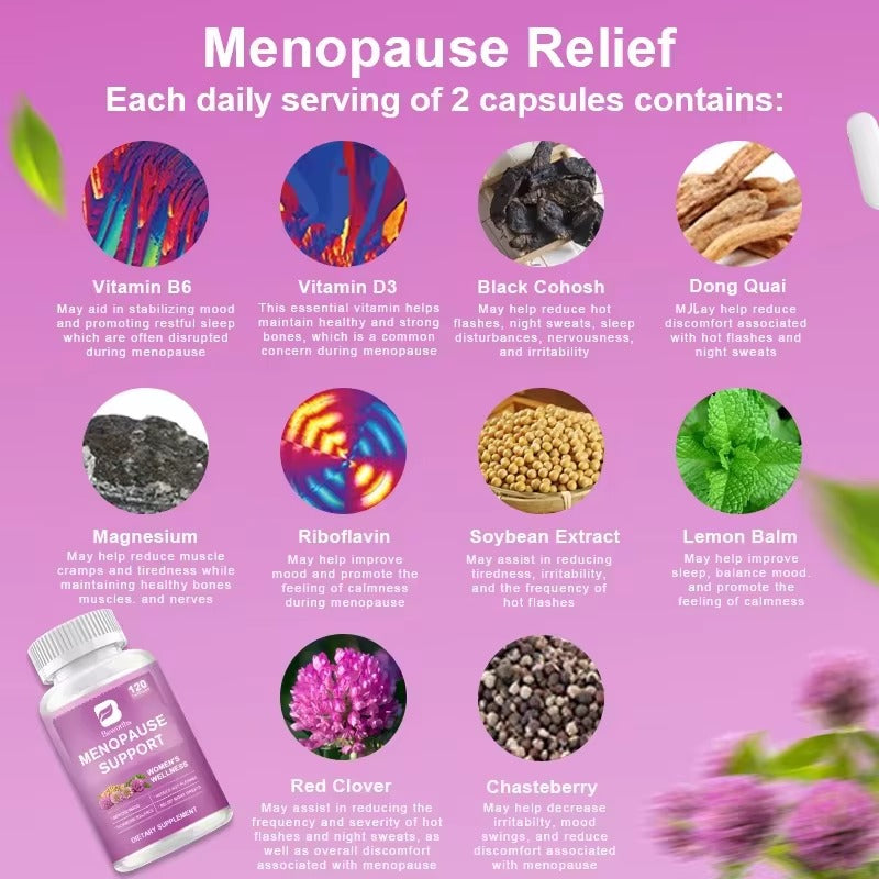 BEWORTHS Red Clover & Soybean Extract – Menopausal Support for Hormonal Balance