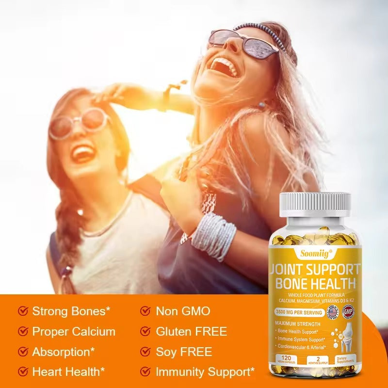 Calcium, Magnesium, Vitamin D3 & K2 – Joint, Bone & Muscle Health Support