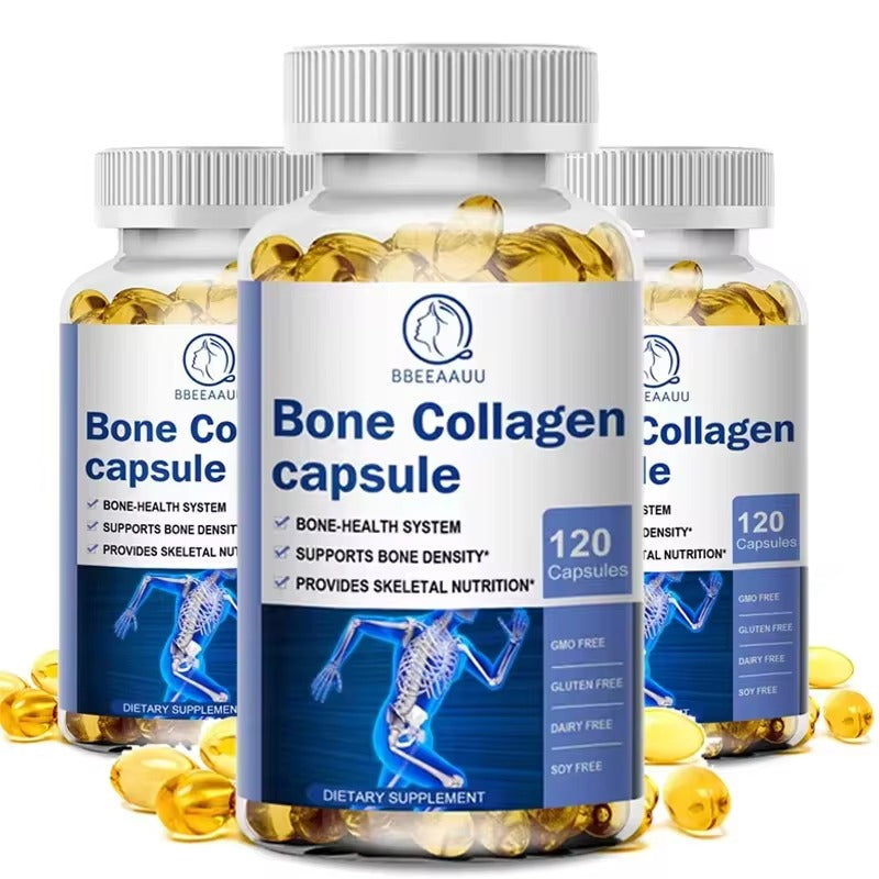 BBEEAAUU Bone Collagen Capsules – Support Bone, Joint & Skin Health