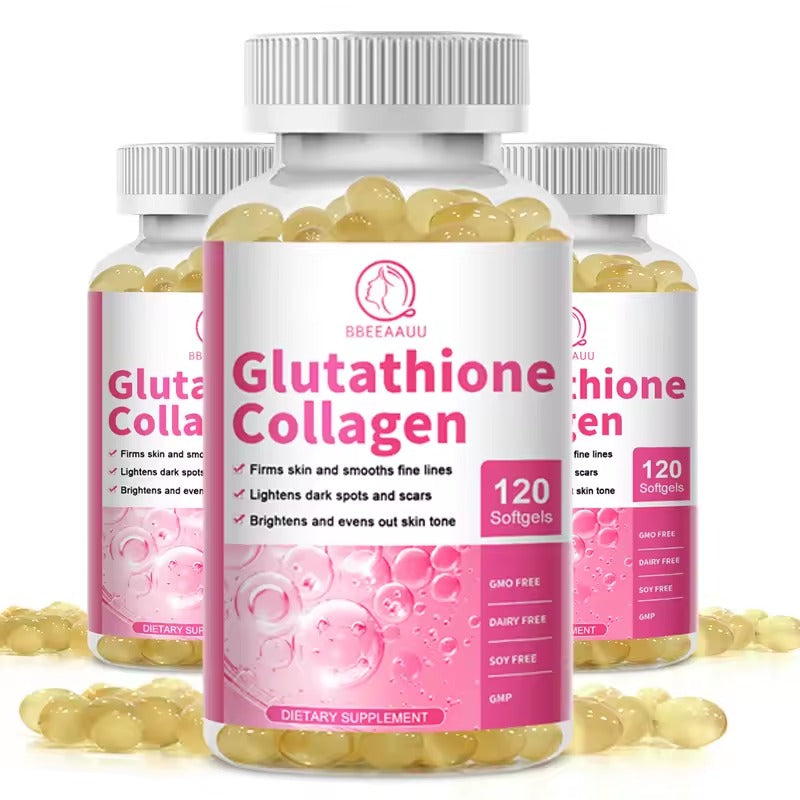 BBEEAAUU Collagen & Glutathione Capsules – Skin Whitening & Antioxidant Support
