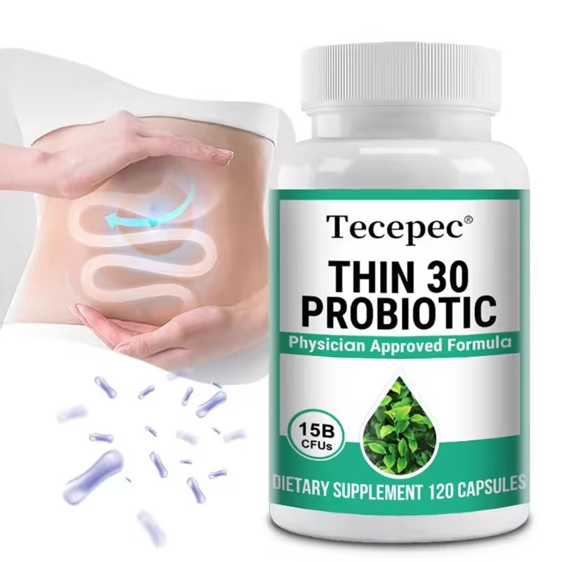 6 Probiotics & Prebiotics with Cayenne Pepper & Green Tea Extract – Weight Management & Gut Health Support