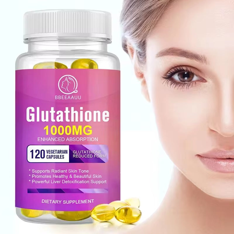 BBEEAAUU Glutathione Capsules – Skin Whitening, Anti-Aging & Detox Support