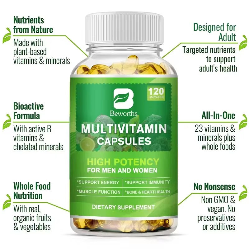 BEWORTHS Multivitamin Capsules – Complete Daily Health Support for Men & Women