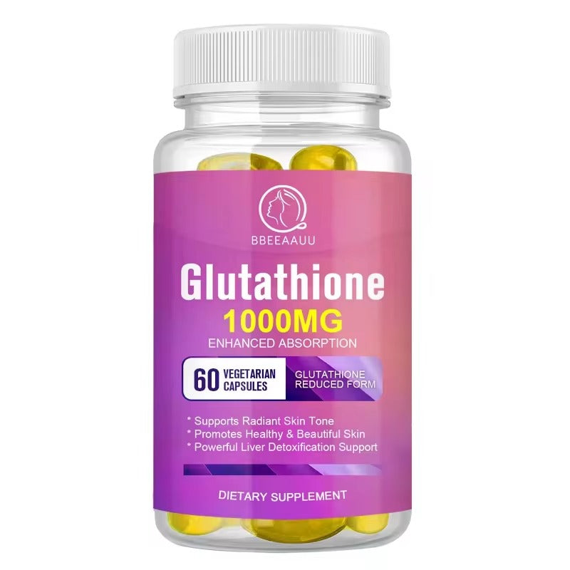 BBEEAAUU Glutathione Capsules – Skin Whitening, Anti-Aging & Detox Support