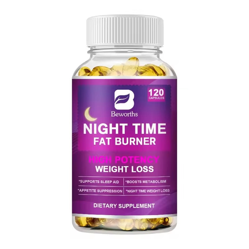 BEWORTHS Night Time Fat Burner Capsules – Weight Management & Detox Support