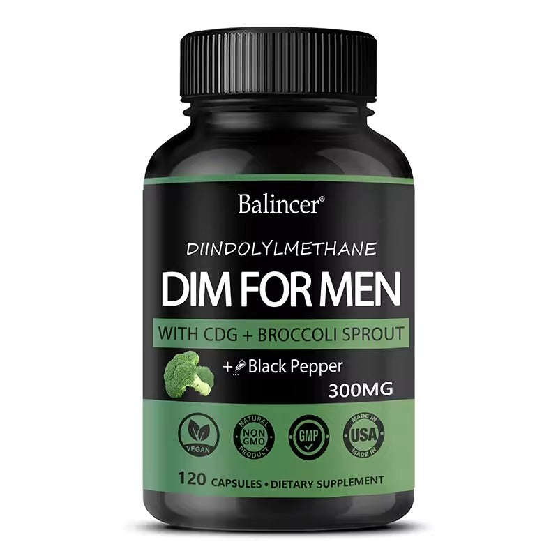 Premium Hormone Support Formula for Men – Detox & Enzyme Inhibition with Black Pepper Extract