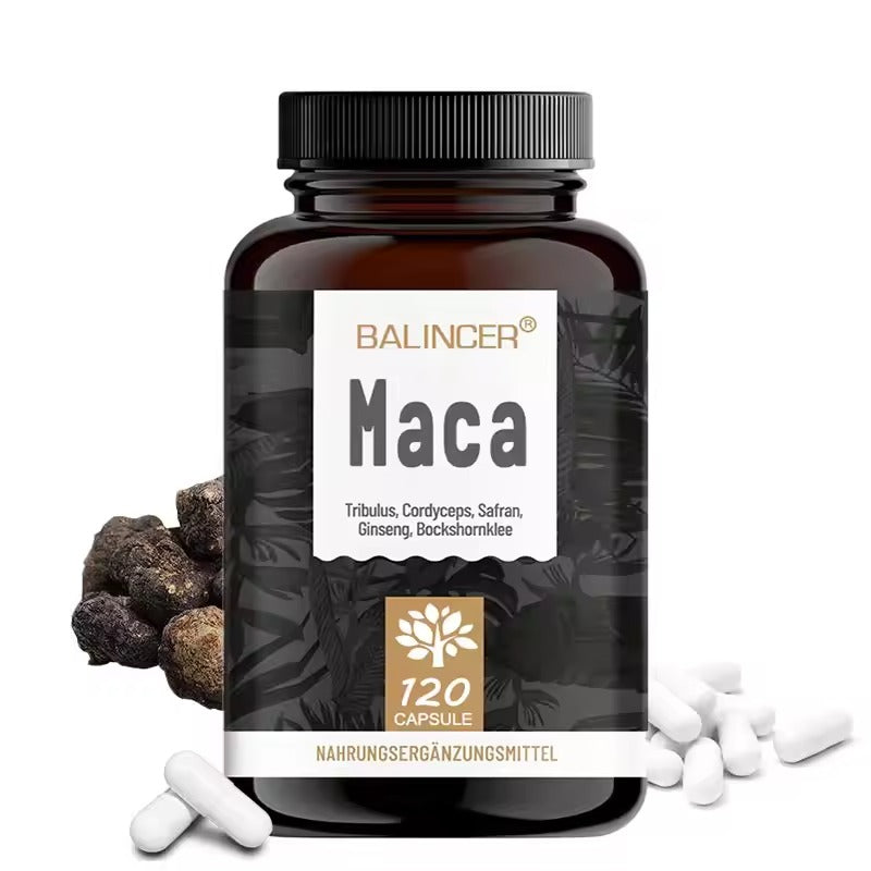 Premium Maca Root Supplement – Enhanced with Ginseng Extract for Energy & Endurance