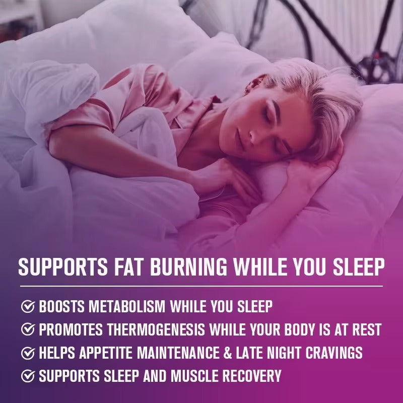 BEWORTHS Night Time Fat Burner Capsules – Weight Management & Detox Support