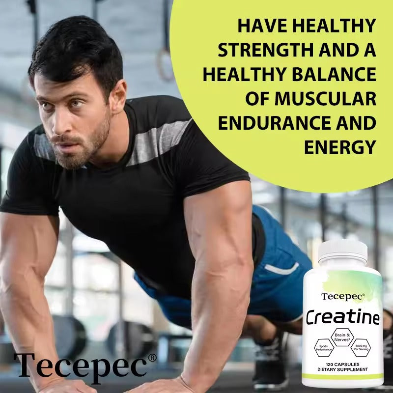 Creatine Monohydrate 5000mg – Supports Muscle, Performance, Strength & Recovery