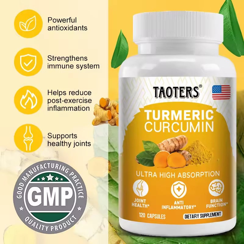 Turmeric Antioxidant Supplement – Supports Heart & Joint Health, Suppresses Inflammation & Boosts Brain Function