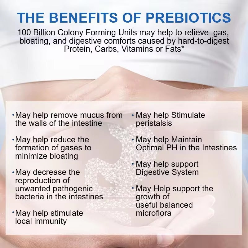 BEWORTHS High-Absorption Probiotic Capsules – Digestive Health & Bloating Relief