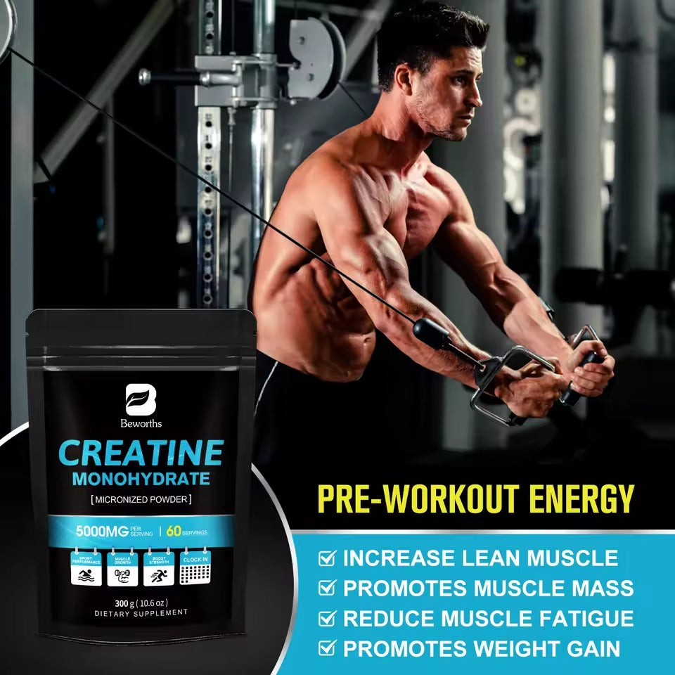 BEWORTHS 300g Creatine Monohydrate – Muscle Building & Endurance Support