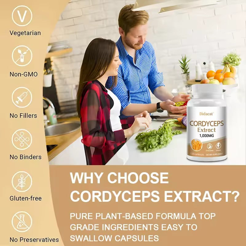 Cordyceps Sinensis Mushroom Extract – Natural Energy & Vitality Support