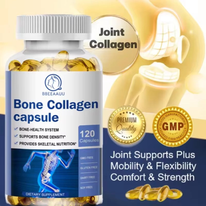 BBEEAAUU Bone Collagen Capsules – Support Bone, Joint & Skin Health