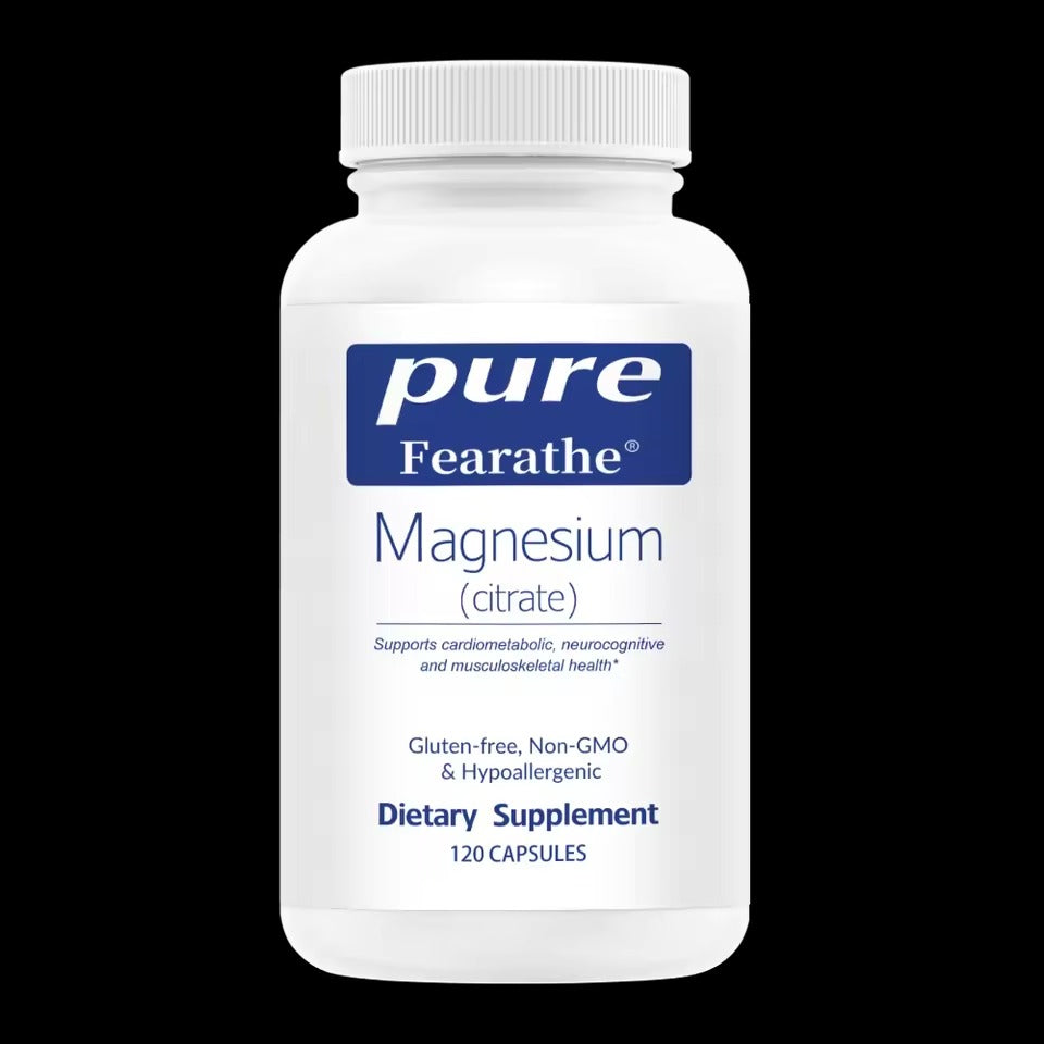 Magnesium Citrate Capsules – Supports Muscle, Bone, Heart, Metabolism & Nerve Function