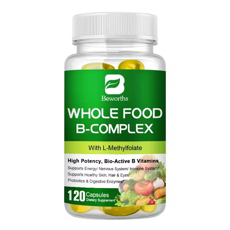 BEWORTHS Vitamin B Complex Capsules – Energy, Stress & Immune Support
