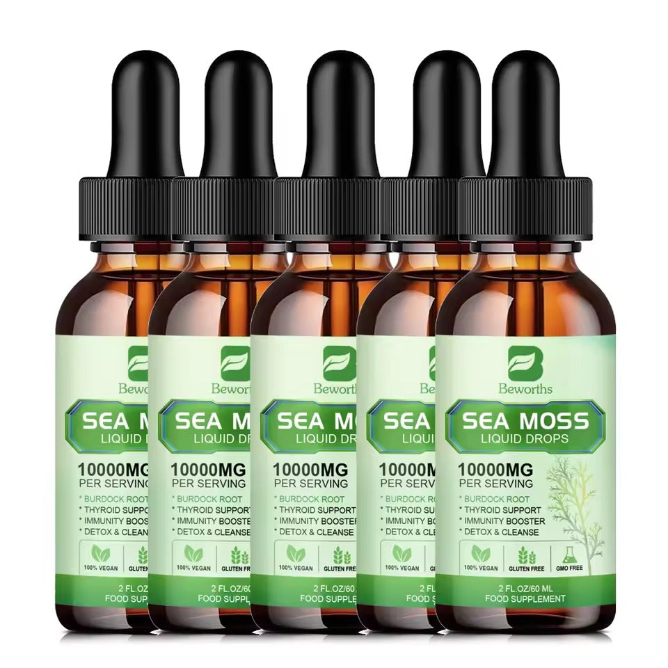 BEWORTHS Organic Seamoss Drops – Immunity, Gut Health & Weight Management Support