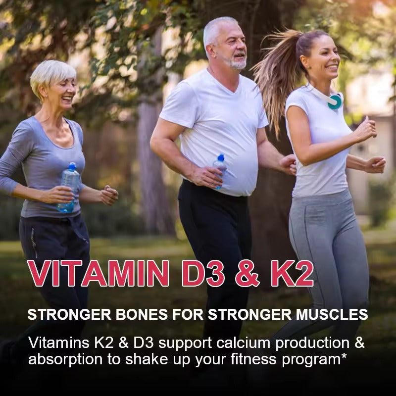 BEWORTHS Vitamin D3 + K2 Gummies – Bone & Muscle Health Support