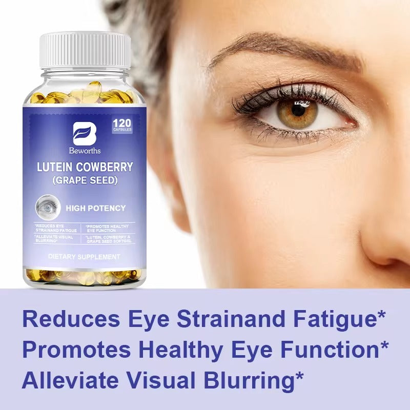 BEWORTHS Lutein Capsules – Eye Strain, Vision & Dry Eye Relief