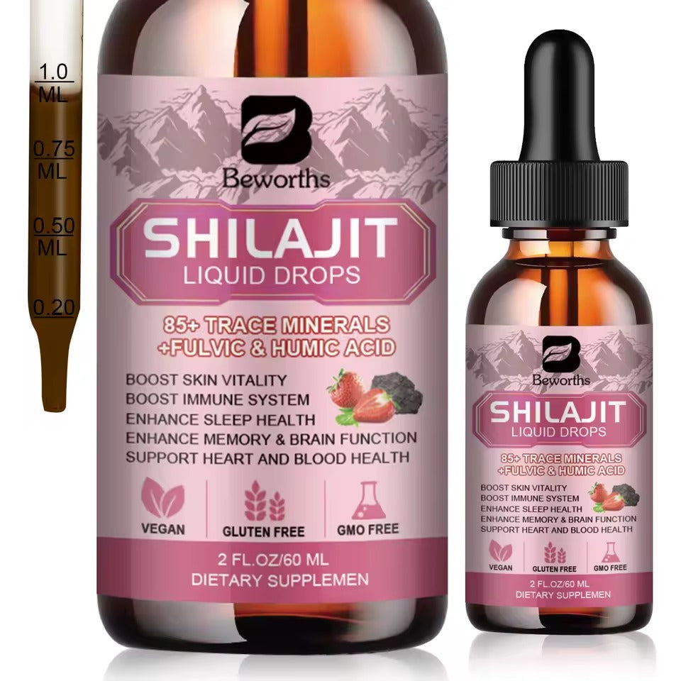 BEWORTHS Himalaya Original Pure Shilajit Drops – Natural Energy & Wellness Boost