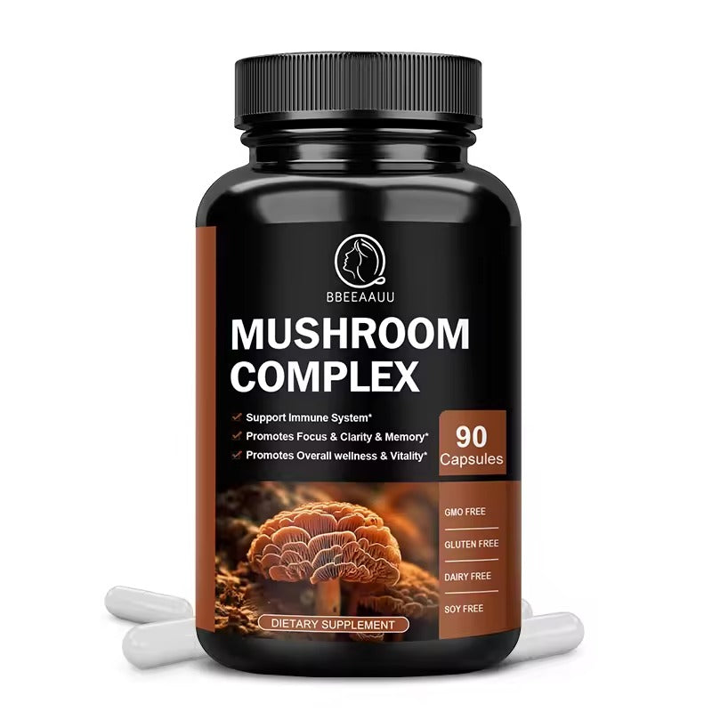 BEWORTHS Lion’s Mane Mushroom Capsules – Brain & Immune Health Support