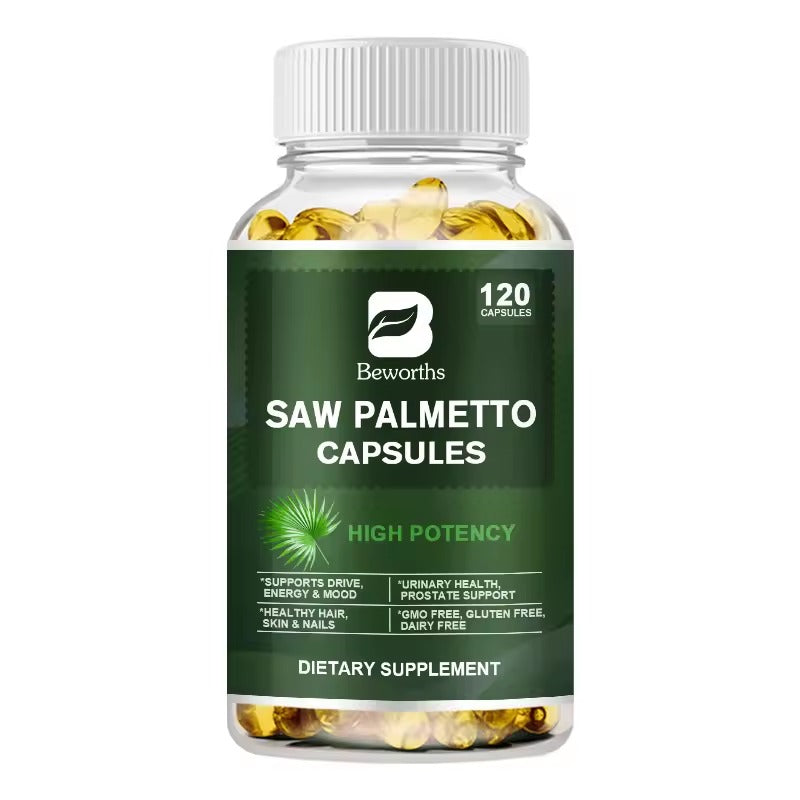 BEWORTHS Saw Palmetto Capsules – Prostate, Urinary & Hair Health Support