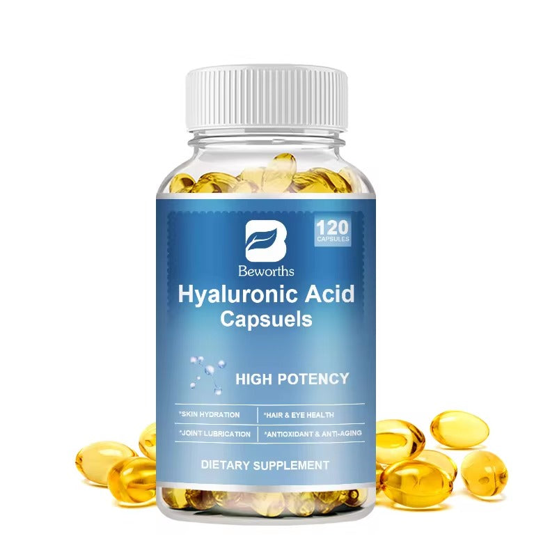 BEWORTHS Hyaluronic Acid Capsules – Skin Hydration & Joint Flexibility Support
