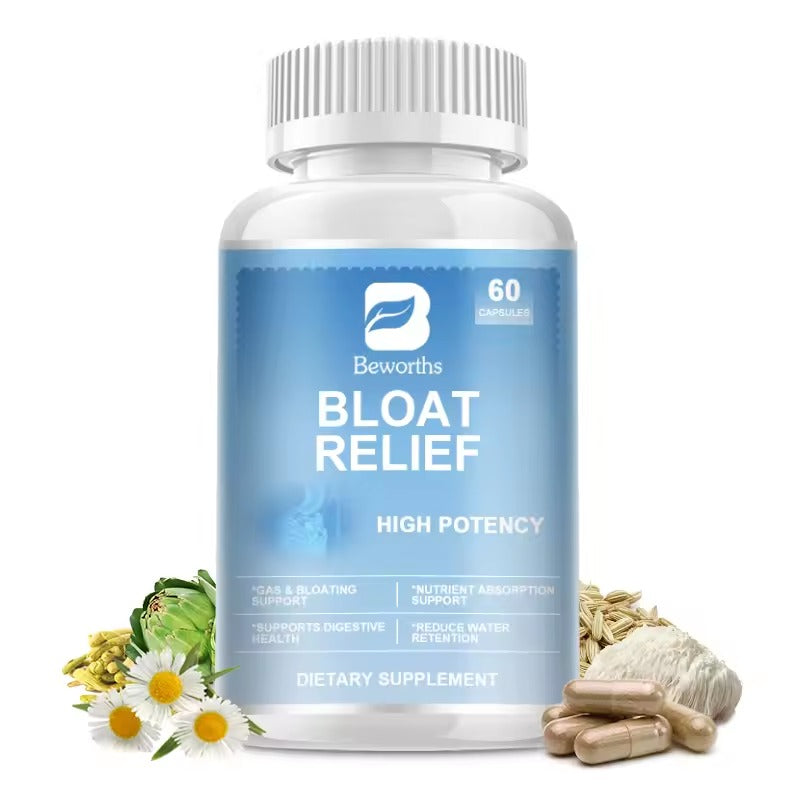 BEWORTHS Bloat Relief Capsules – Fast-Acting Digestive Support