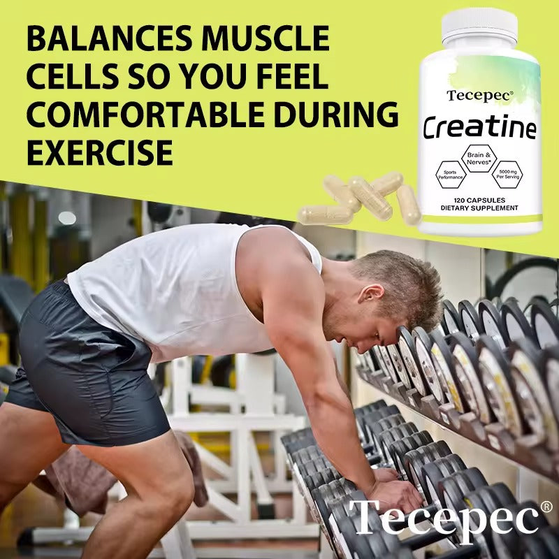 Creatine Monohydrate 5000mg – Supports Muscle, Performance, Strength & Recovery