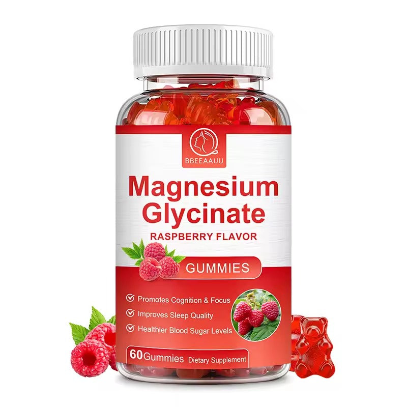 BBEEAAUU Glycinate Magnesium Gummies – Relaxation, Sleep & Stress Relief