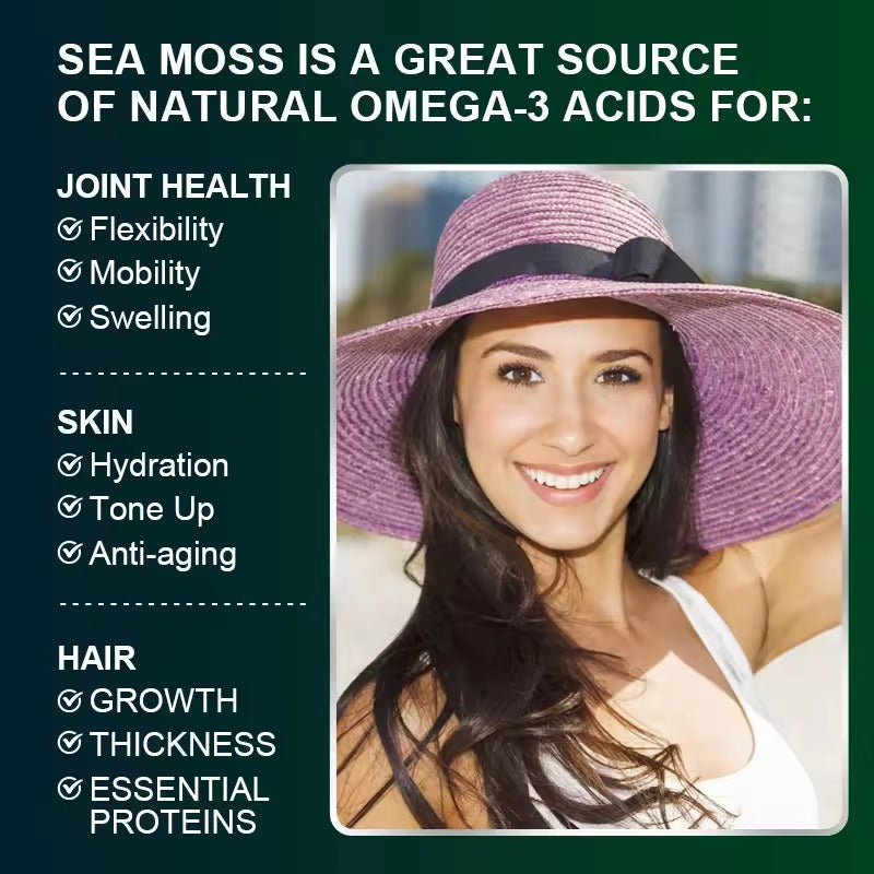 BEWORTHS Organic Sea Moss Pills – Gut, Immune & Thyroid Support