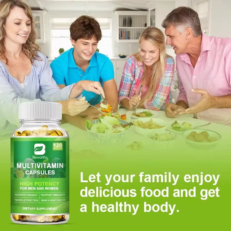 BEWORTHS Multivitamin Capsules – Complete Daily Health Support for Men & Women
