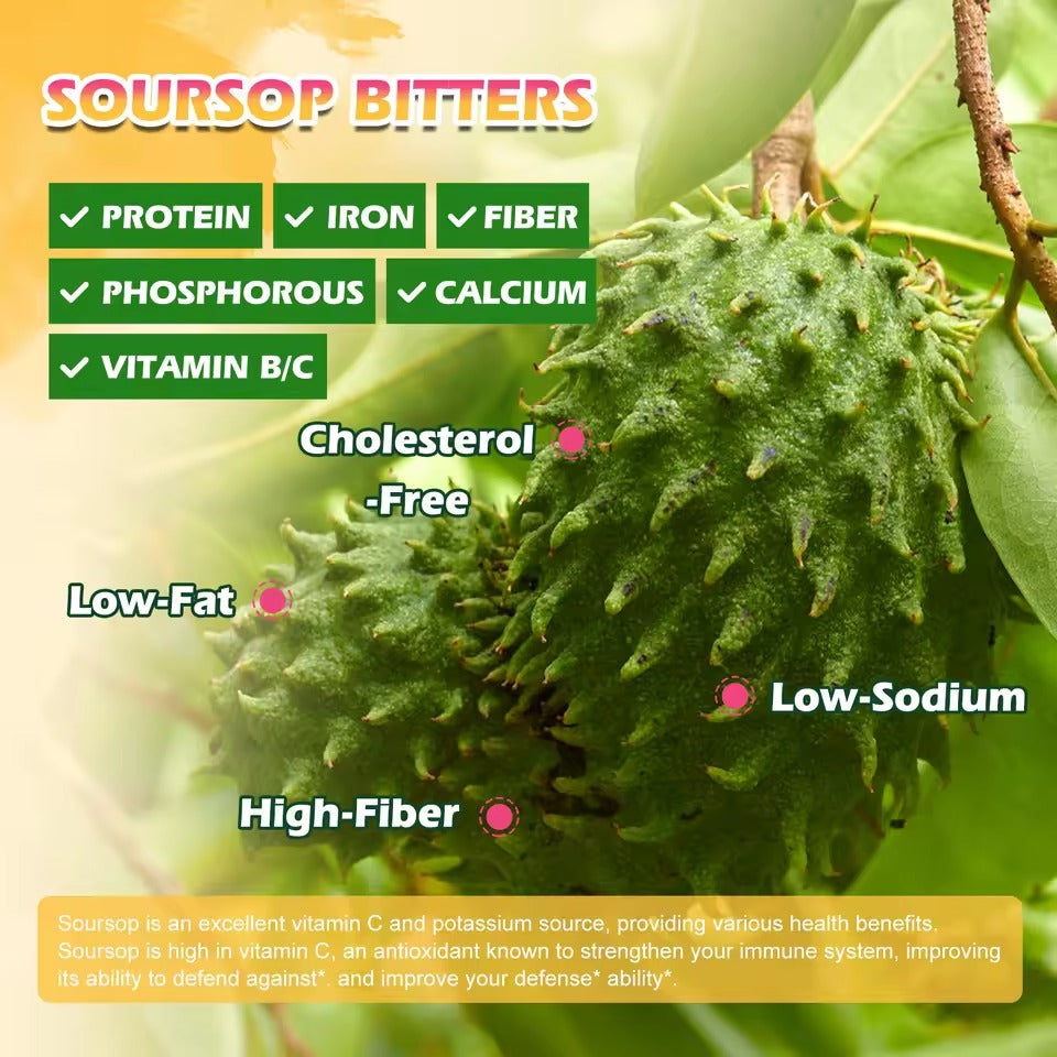 BEWORTHS Soursop Graviola Extract Drops – Immunity, Kidney Health & Detox Support