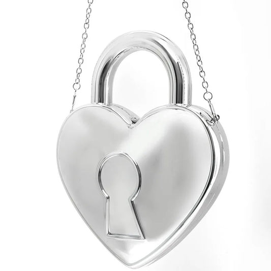 Acrylic Heart Clutch - Novelty Crossbody Bag | Whimsical Spring 2026 Trend