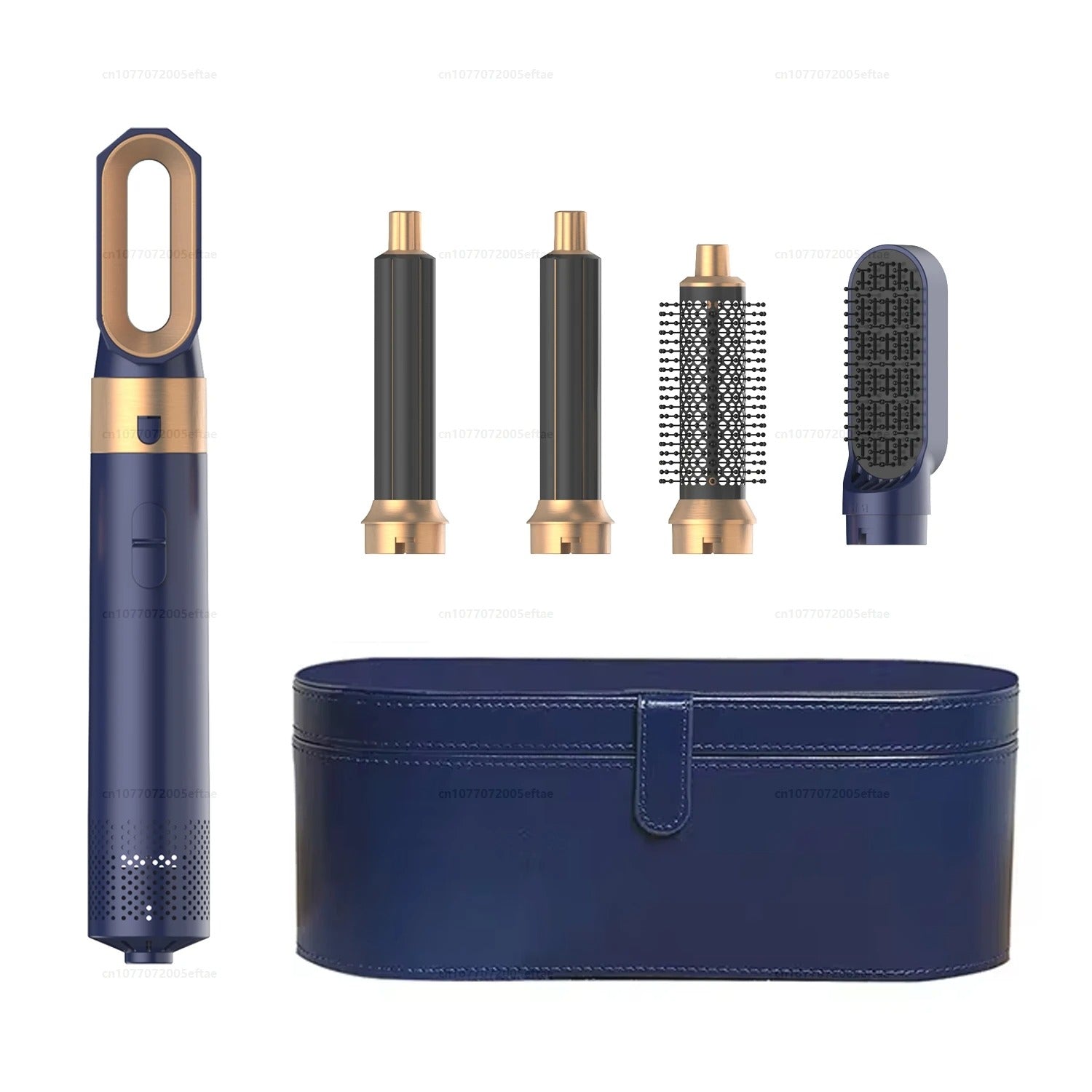 2024 New 5-in-1 Hair Dryer Hot Comb Set – Professional Curling Iron, Hair Straightener & Styling Tool for Dyson Airwrap