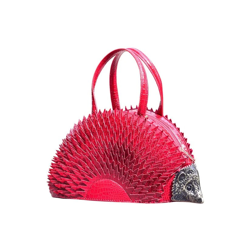 3D Hedgehog Animal Handbag – Women’s Cute Tote Bag